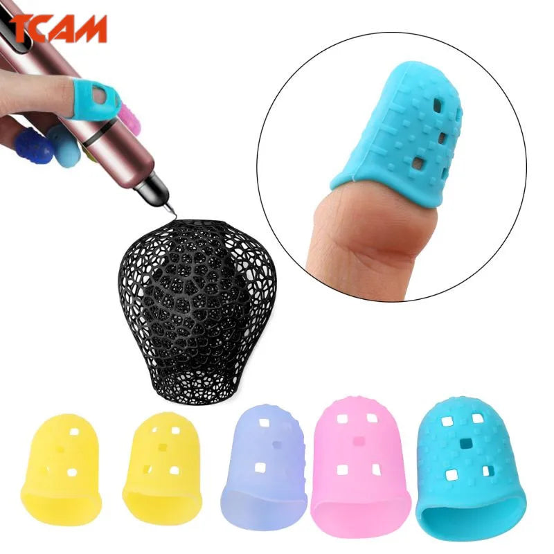 Finger Insulation Silicone Sleeve Case Cover Fingertip Anti-Slip Thermal Protection 3D Printing Pen dropshipping