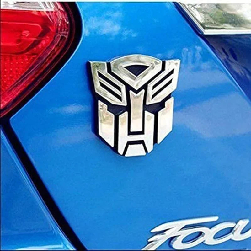 New 3D Car Stickers Transformer Badge Decepticon Emblem Tail Decal Cool Autobots Logo Cars Styling Motorcycle Car Accessories