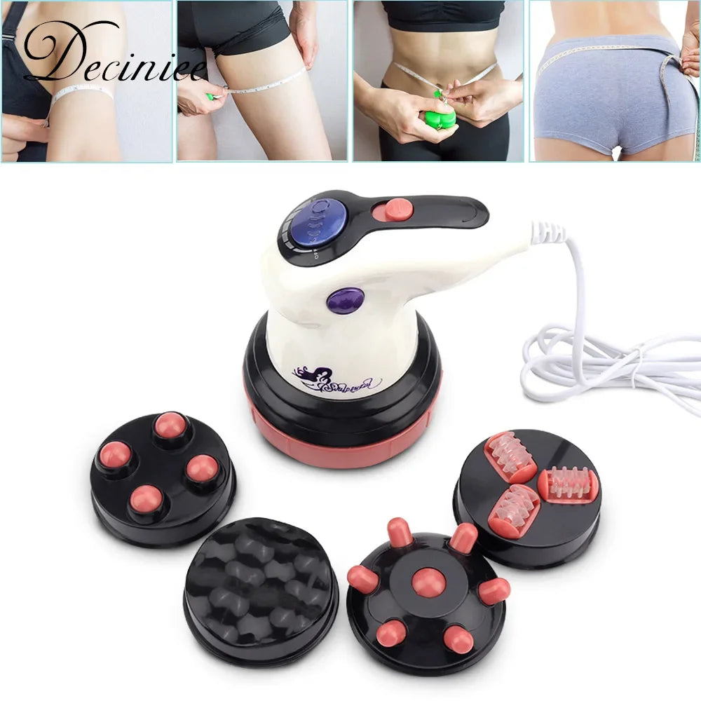 4in1 Infrared Fat Cellulite Remover Electric Full Body Slimming Massager for Muscles Relaxation 3D Roller Device Loss Fat Remove