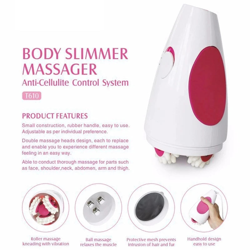 Anti-Cellulite Massager Infrared Electric Body Slimming&Relaxing Muscle 3D Roller Device Weight Loss Fat Remove Roller Massager