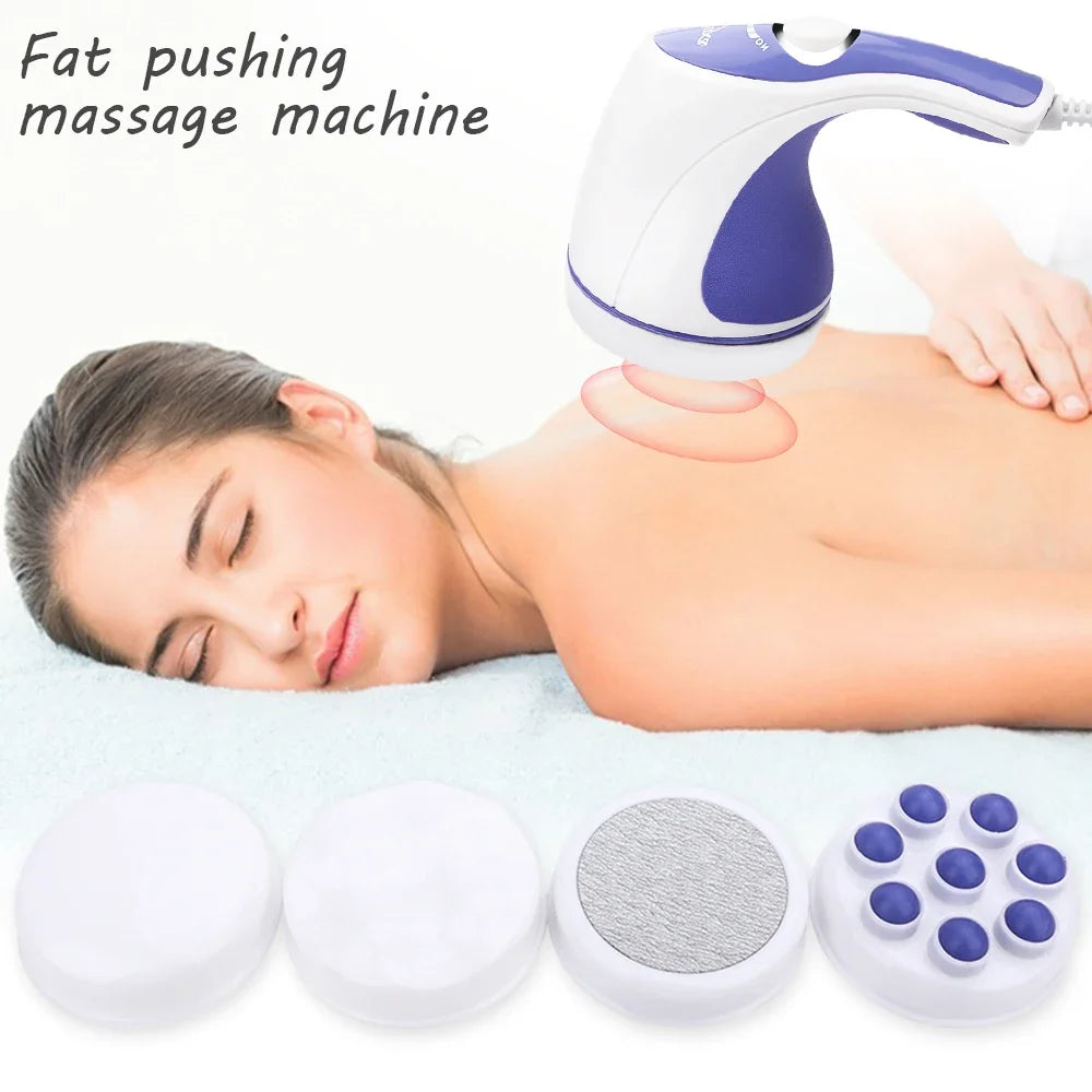 Body Electric Massager Anti Cellulite Portable Fat Slimming Health Care Massage Instrument Vibration Cervical Spine Neck Waist